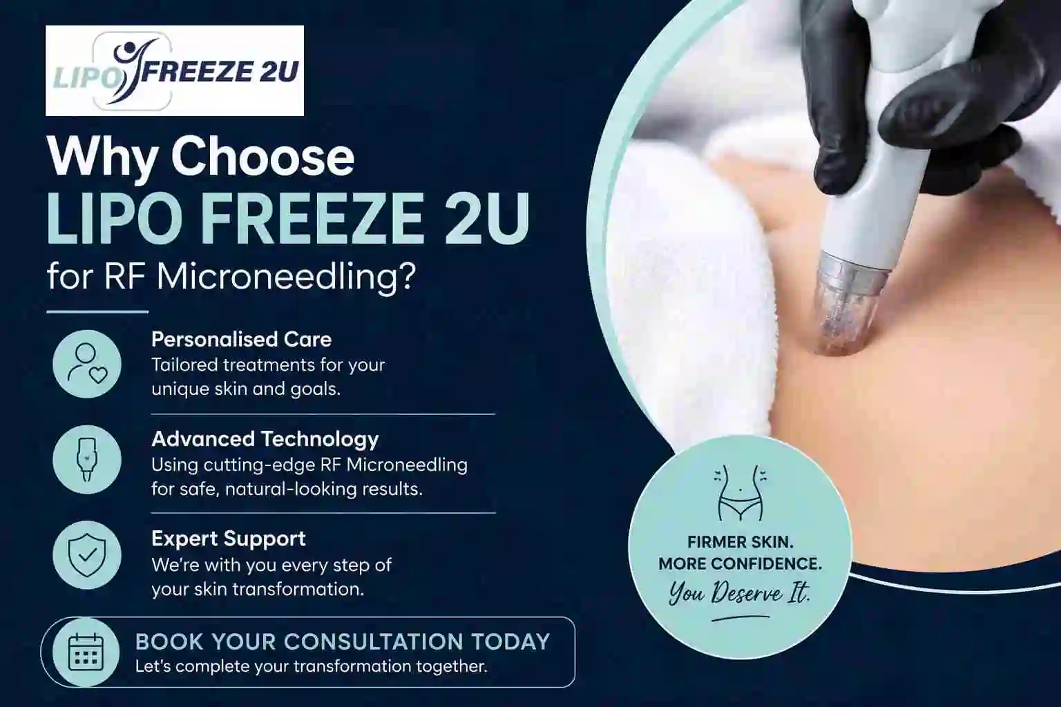 Why Choose LIPO FREEZE 2U for RF Microneedling Burton upon Trent?